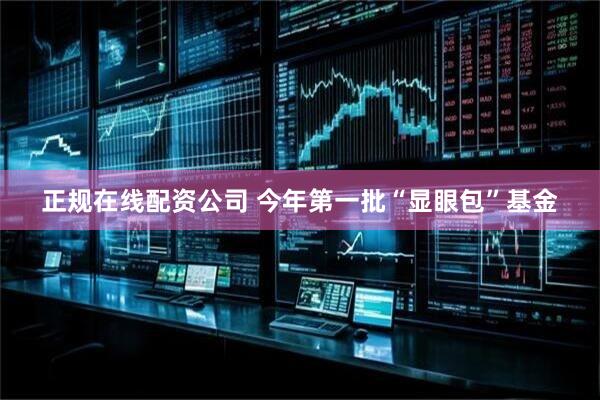 正规在线配资公司 今年第一批“显眼包”基金